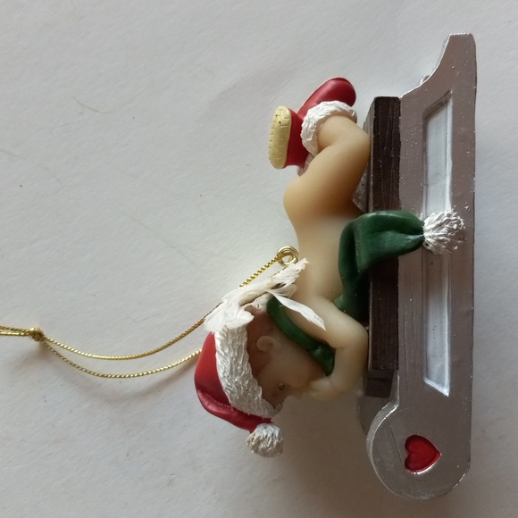 Set of 4 "Santa's Little Angels" Christmas Ornaments. - Picture 2 of 6